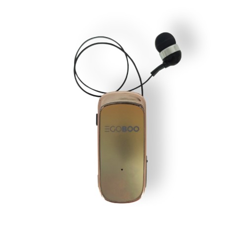 Egoboo Clip&Go Pro In-Ear BT Handsfree Gold