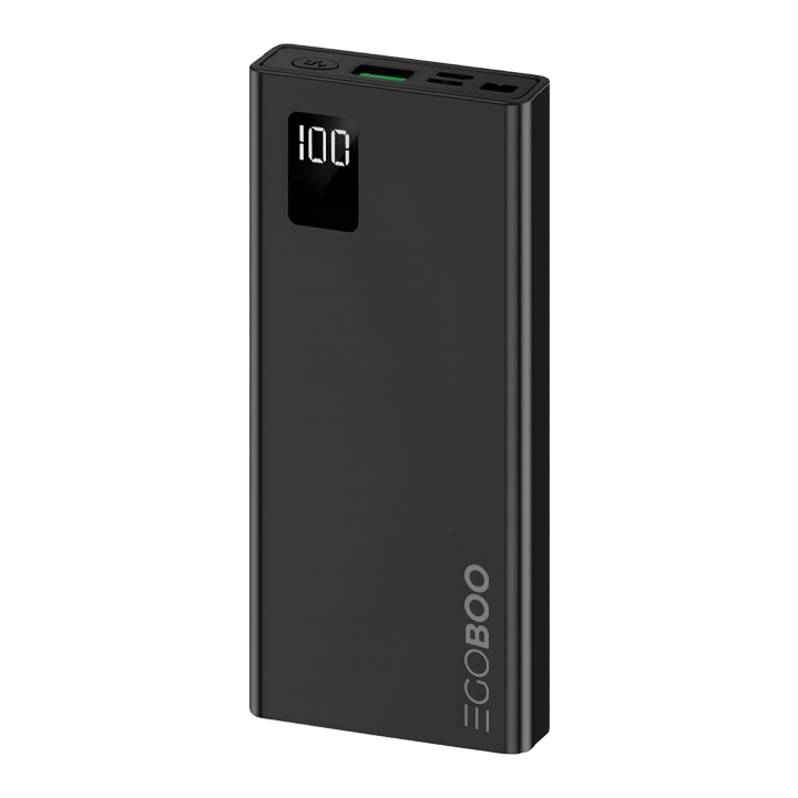 EGOBOO Dynamic Power Bank 10000mAh Black