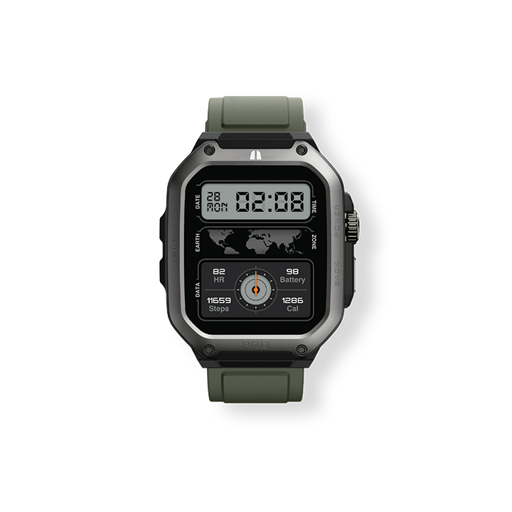 Egoboo X MAUI Smartwatch GeoLander, Green